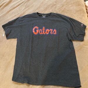 Champion M, Large, University of Florida, Gators, dark gray t-shirt? EUC